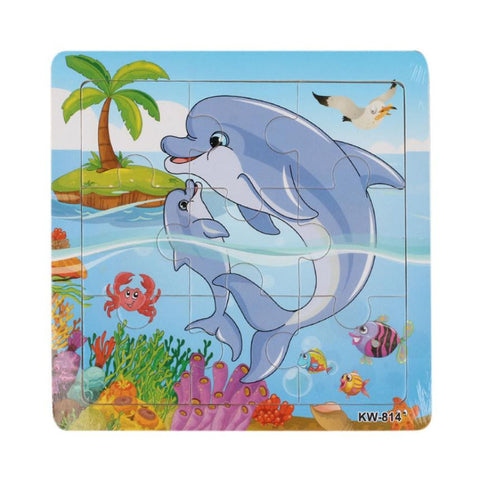 Dolphin Wooden Jigsaw Toys For children