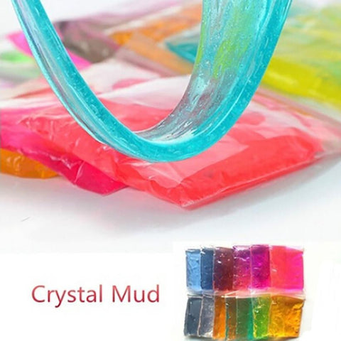 2pcs Transparent Clay Slime Kids toy