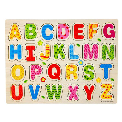 26 pcs Puzzle  Alphabet A - Z Letters Wooden Educational Toys
