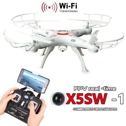 X5SW-1 6-Axis Gyro Quadcopter drone wifi with HD Camera One-press Return Helicopter