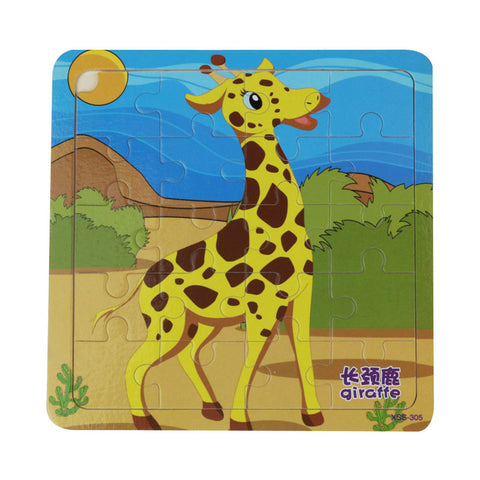20PCS Wooden Jigsaw Puzzle Toys