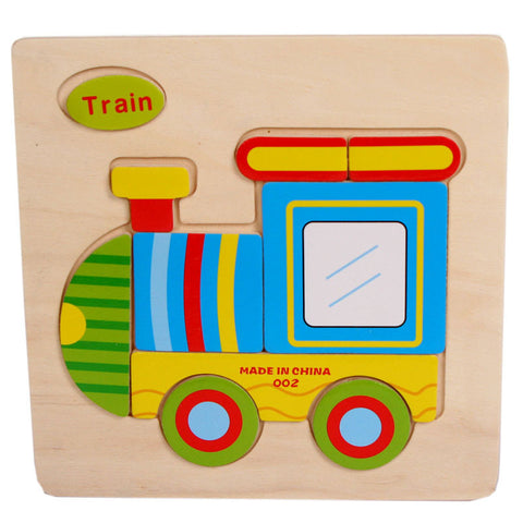 Train Wooden Puzzles for children