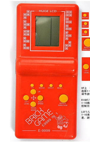 Tetris Hand Electronic LCD Toys  Brick Puzzle Fun Game