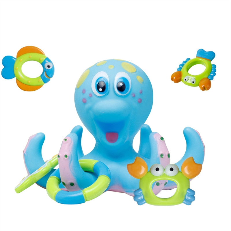 Baby Octopus  Plastic Multicolor Water Shower Wash Toys Baby Octopus  Plastic Multicolor Water Shower Wash Toys
