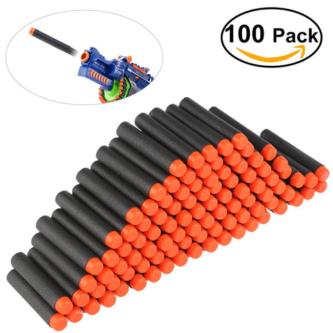 100pcs 7.2cm Foam Darts for Blasters Toy Gun