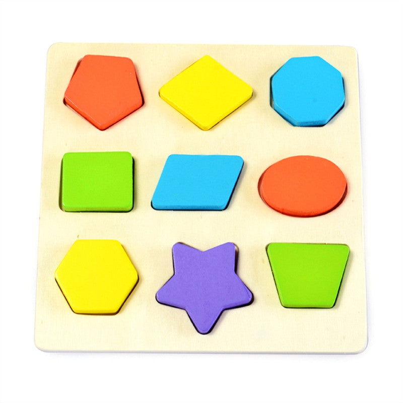 Wooden Preschool Intellectual  Educational Geometry Toys Set Wooden Preschool Intellectual  Educational Geometry Toys Set