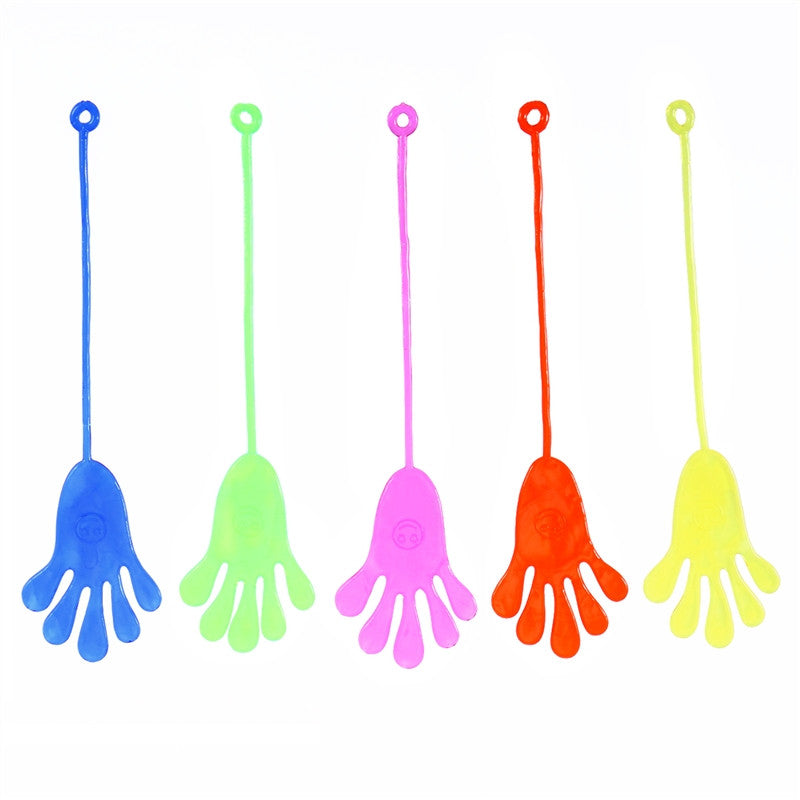 12pcs Climbing Palms Sticky Jelly Hands Toy 12pcs Climbing Palms Sticky Jelly Hands Toy