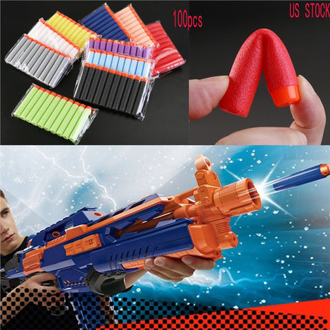 EVA 100pcs Safe Refill Bullet Darts for Kid Toy