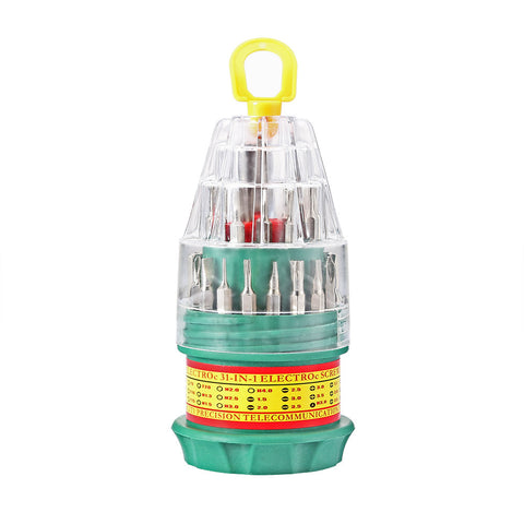 31 In 1 Multicolour Handle Screwdriver Tools Set