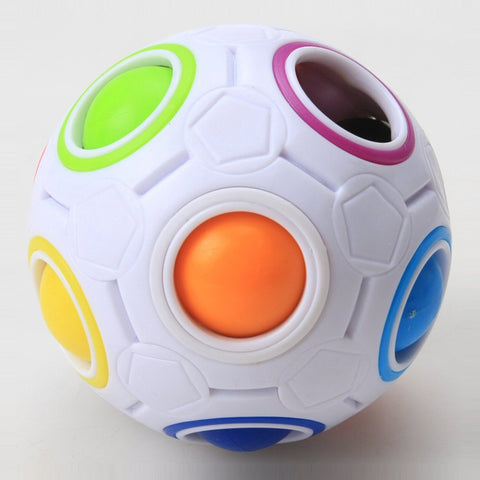 Stress Reliever Rainbow Magic Plastic Ball