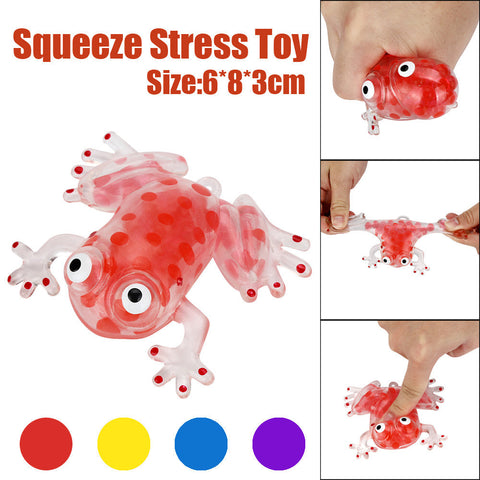 Novelty 6cm Sticky Frogs Squeezing Stress Relief Toy