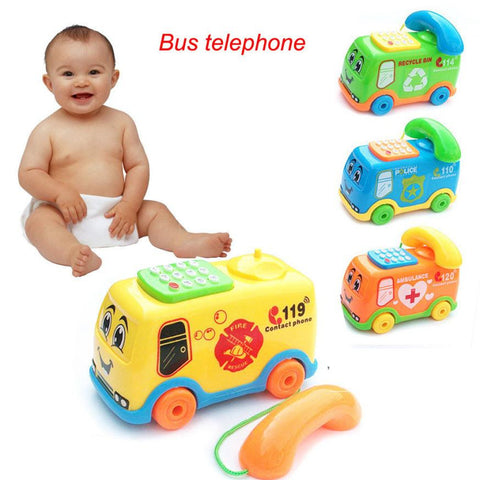 Baby Toys Music Cartoon Bus