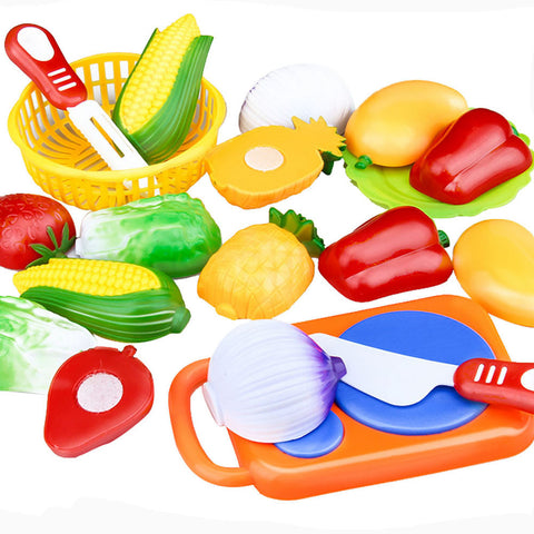 12PC /Set Fruit Vegetable Plastic Kitchen toy
