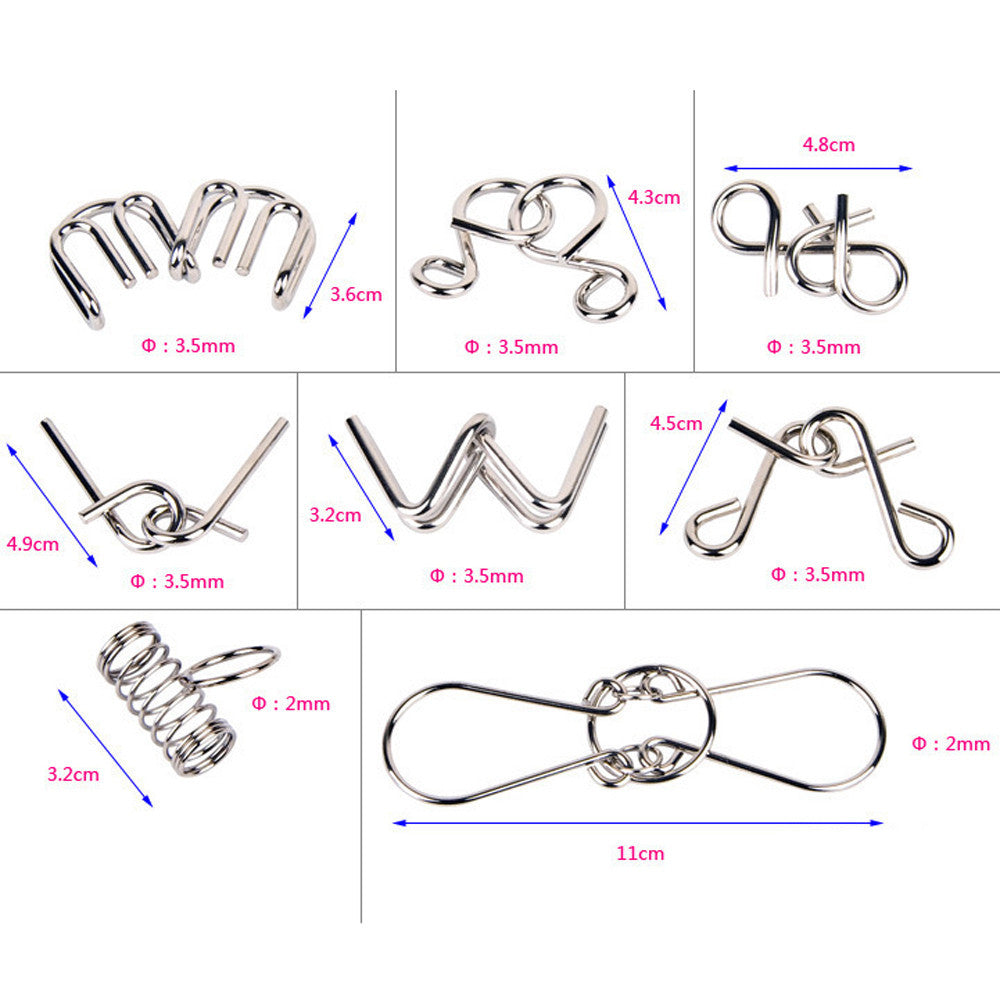 Metal puzzle solution Kids toy