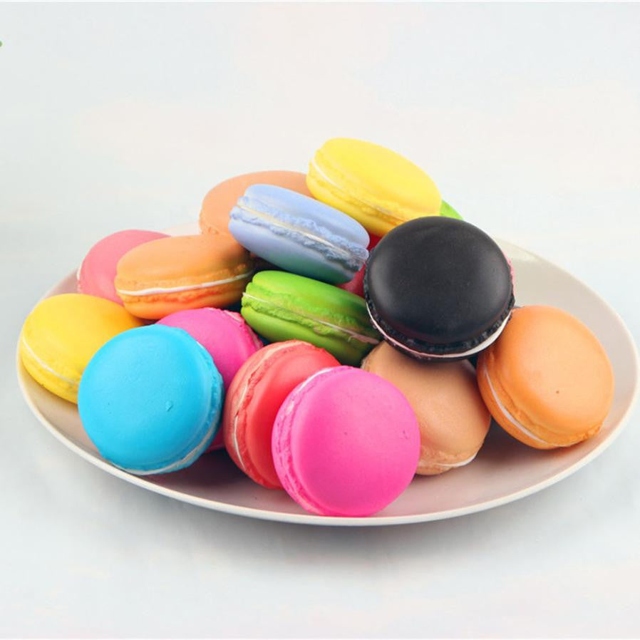 Macaron Food Squishy Decompression Toys for children