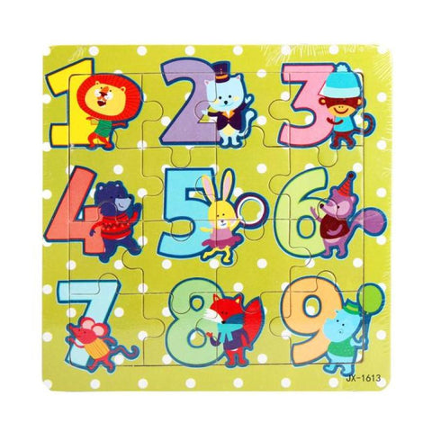 Lovely Children  Number 1-9 Wooden Puzzle Toys