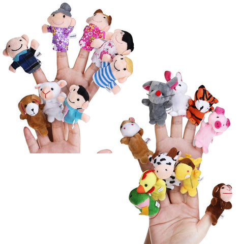 18pcs Finger Puppets Toys