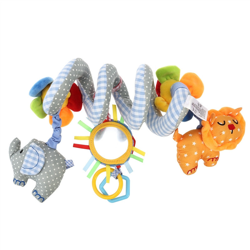 Baby Bed Hanging Elepahant Lion with Mirror and Bell