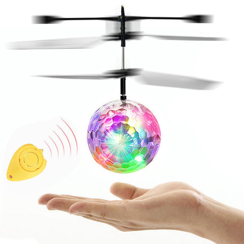 Flying RC Electric Ball LED Flashing Light Aircraft