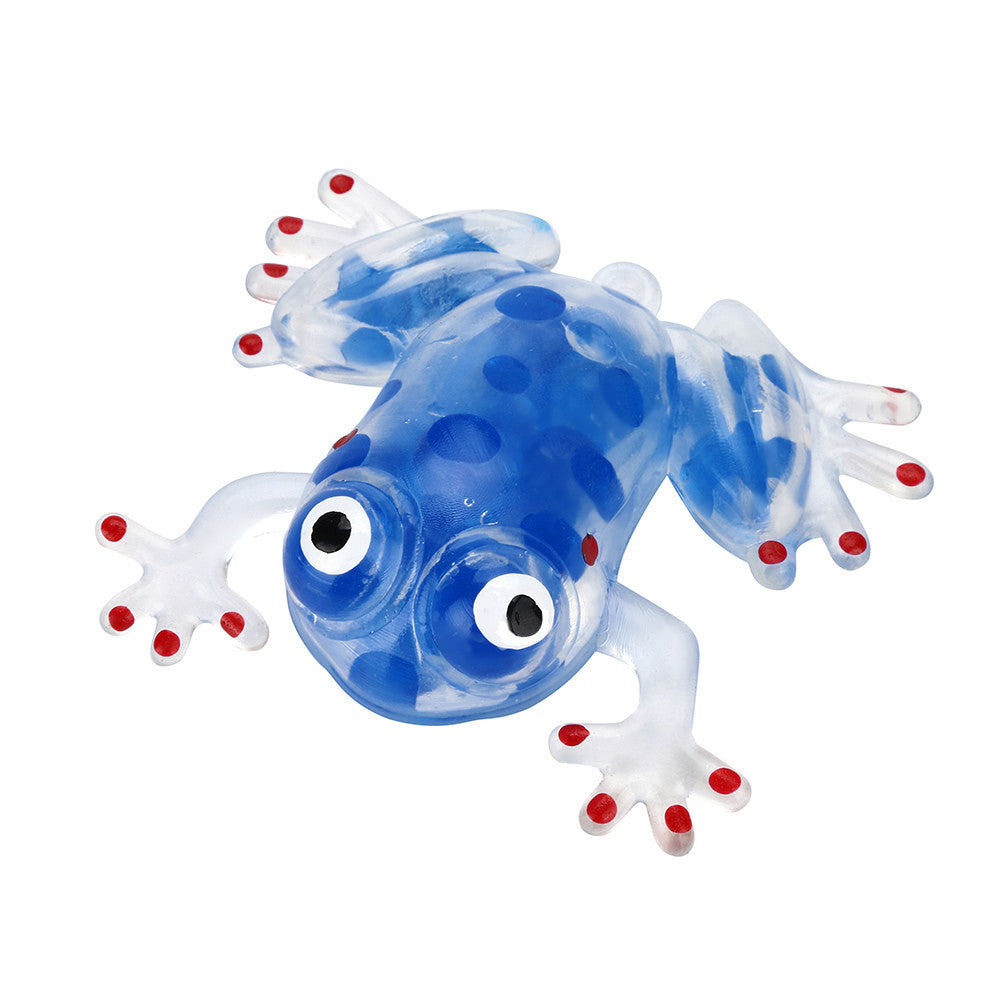 Novelty 6cm Sticky Frogs Squeezing Stress Relief Toy