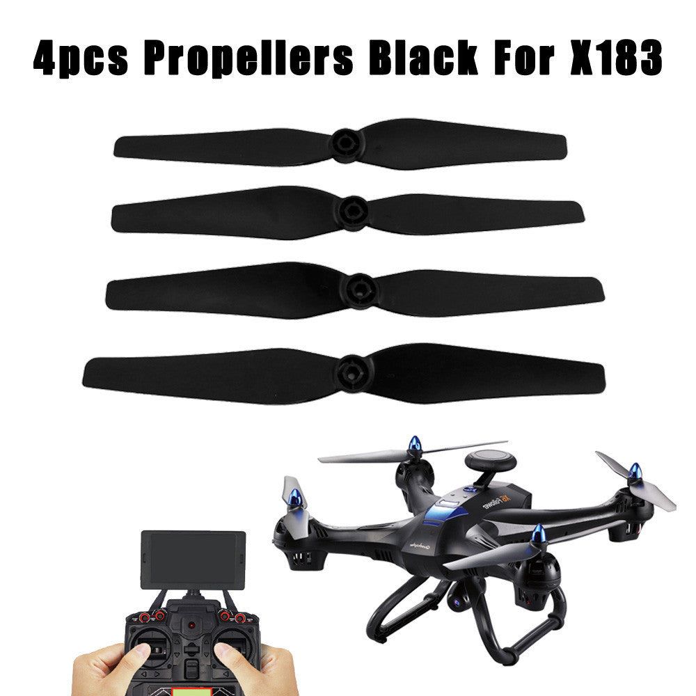 4PCS A&B Propellers Black For Global Drone X183