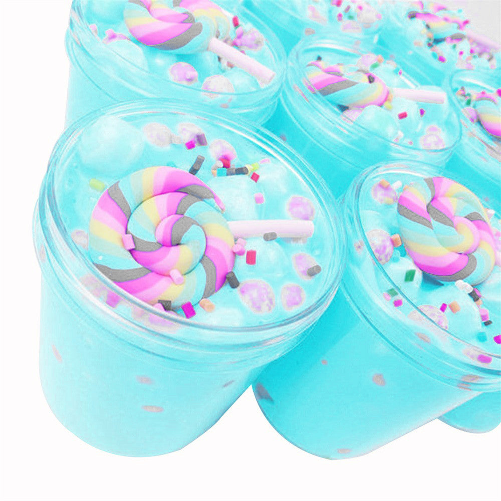 60ml Lollipop Mud Mixing Cloud Slime Kids Clay Toy