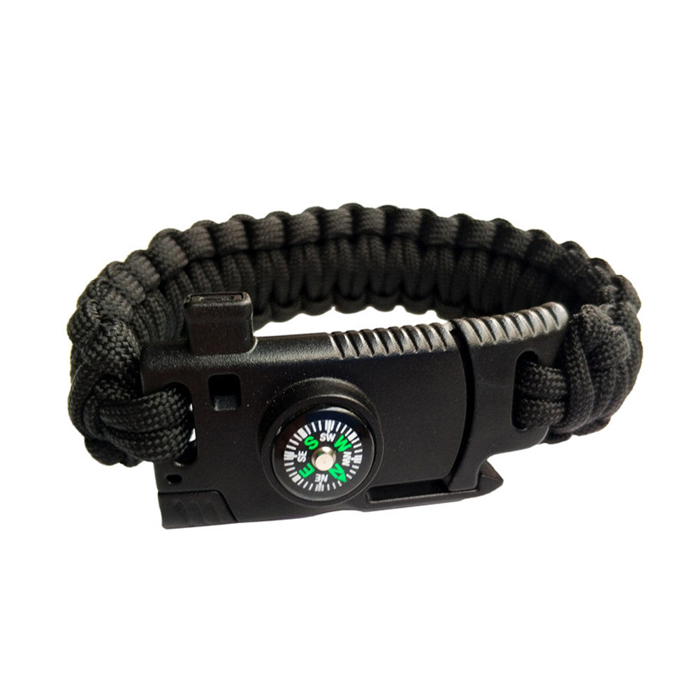 Multifunctional Paracord Survival Bracelet For Hiking