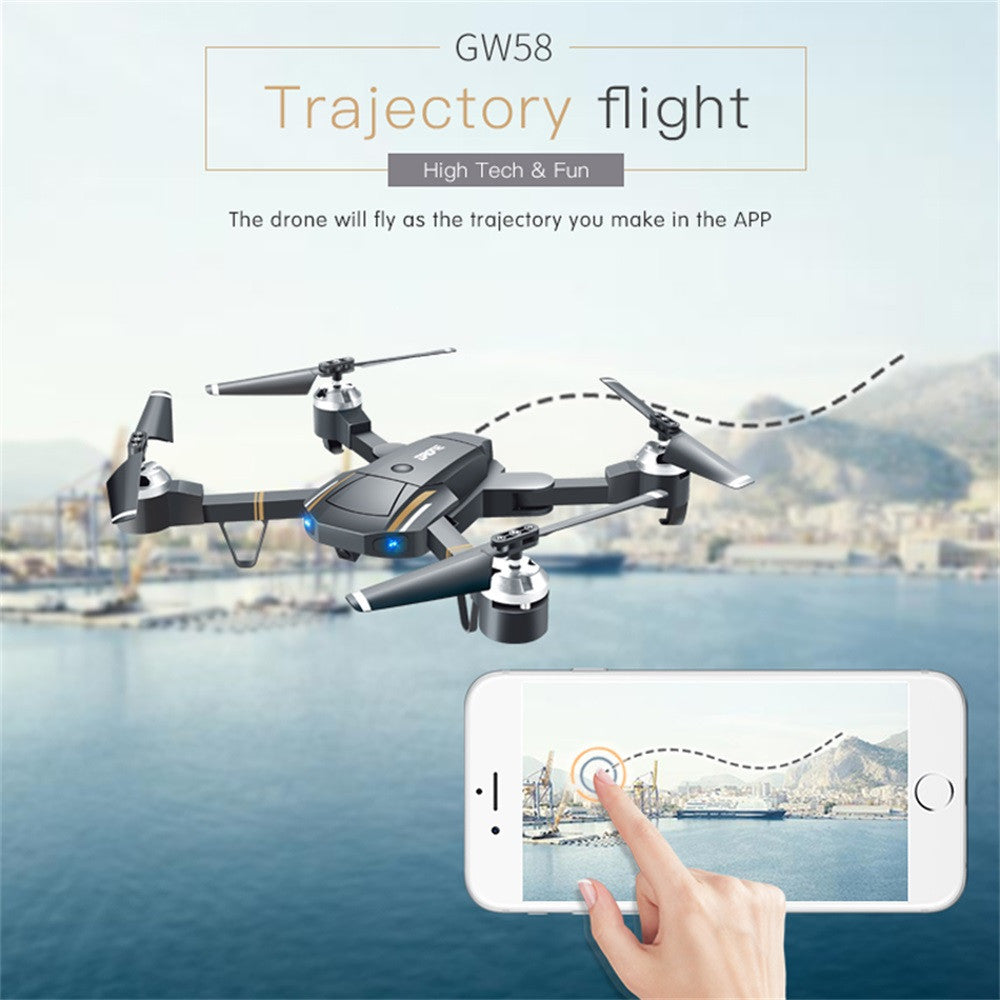 E58 Attitude Hold 2.4Ghz 4CH 720P HD Camera Wifi FPV RC Drone Selfie Quadcopter